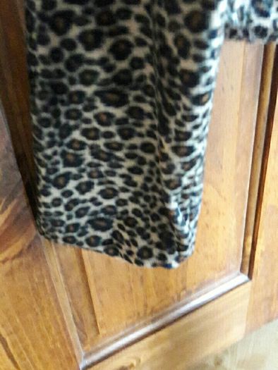 Womens  Leopard print short jacket by FRANSA Size Medium