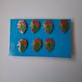 7 x Vintage Kalloggs Corn Flakes Rooster Logo Badges 1970's Image 2