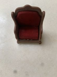 Sylvanian Families vintage velvet armchair
