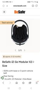 BeSafe iZi Go Modular i-Size.Car seat and Base