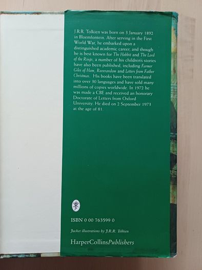 The Hobbit by JRR Tolkien (Fantasy Hardback 2001)