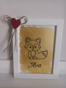 Handmade Name Frames