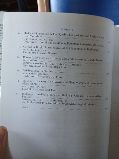 Quarrying and Building in England AD 43-1525
