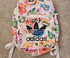 Adidas Originals x The Farm Company Floral Backpack Pastel Pink