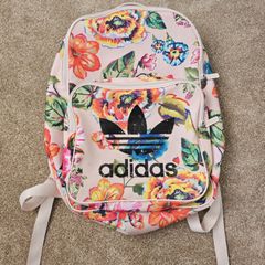 Adidas Originals x The Farm Company Floral Backpack Pastel Pink