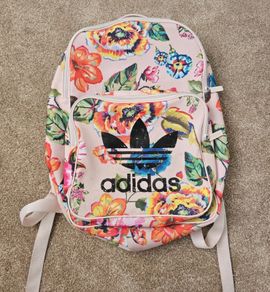 Adidas Originals x The Farm Company Floral Backpack Pastel Pink