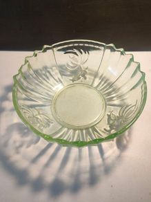 Hortensja Art Deco Chartreuse Vase