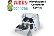 PlayStation 5 PS5 DualSense Controller Keypad Keyboard Chat Pad Bluetooth