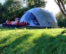 Deluxe 5m(16.4ft) Extremely Strong Structure Suitable for Irish Weather Dome Igloo Glamping