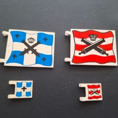 Lego Imperial Ship Flags Lot of 4