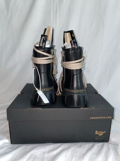 Rick Owens X Dr.Martens 1460 Leather Dmxl Platform Megalace Up Boots