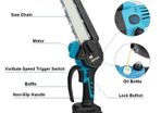 Chainsaw Makita 8 Inch Mini Brushless Pruning Portable Handheld 6
