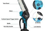 Chainsaw Makita 8 Inch Mini Brushless Pruning Portable Handheld 6