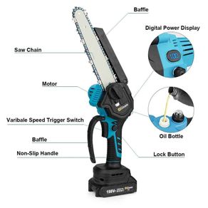 Chainsaw Makita 8 Inch Mini Brushless Pruning Portable Handheld 6