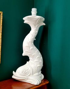 Mid-century Italian glazed ceramic tablelamp