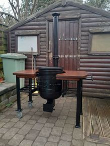 Stove for kazan