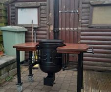 Stove for kazan
