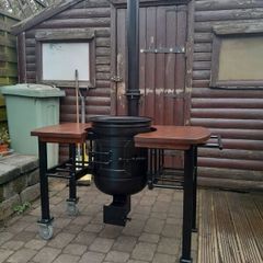 Stove for kazan