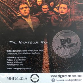 Big September Righteous Way CD Single Promo