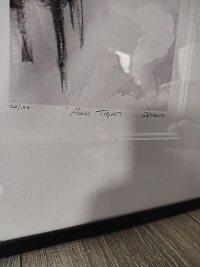 Beautiful art print professionally framed