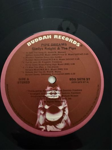 Gladys Knight & The Pips Pipe Dreams 1976 LP