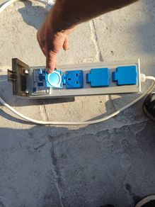 mains power unit for camping