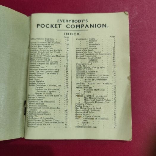 Vintage Book Pocket Companion