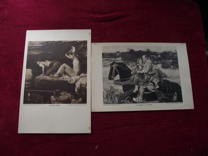 Macmillan's Class Pictures - 169 Plates + Original Folder + Reference Book 1934