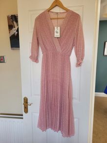 New Coolples Polka dot pink blush dress
