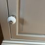 Painted  grey bedside lockers Image 4