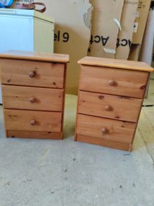 pair of bedside lockers