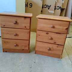 pair of bedside lockers