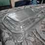 Vintage arcoroc french ribbed glass  butterdish Image 7
