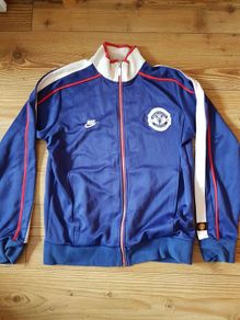 Vintage Retro Nike Zipper Jumper Manchester United football soccer Size M