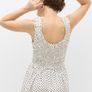 M&S - Pure Cotton Polka Dot Ruffle Midi Skater Dress Image 2