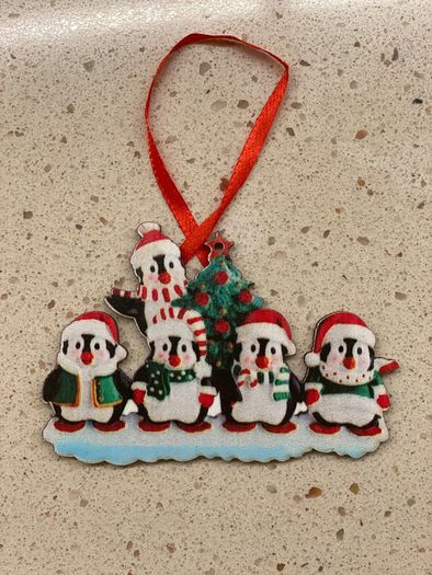 Christmas tree decorations / 4 styles / can be personalised