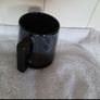 Starbucks LARGE Matte Black & Mirror Ceramic Coffee Mug Stoneware Cup 14 oz 2017 Image 4