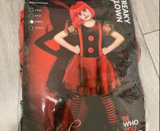 Girls Halloween Costume Freaky Clown