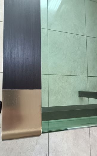 Glass dining table