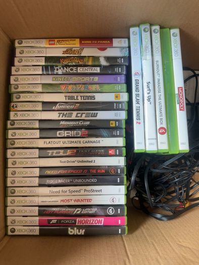 Stored consoles and games