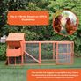 Large Chicken Coop 6-9 Birds  Natural Wood Image 2
