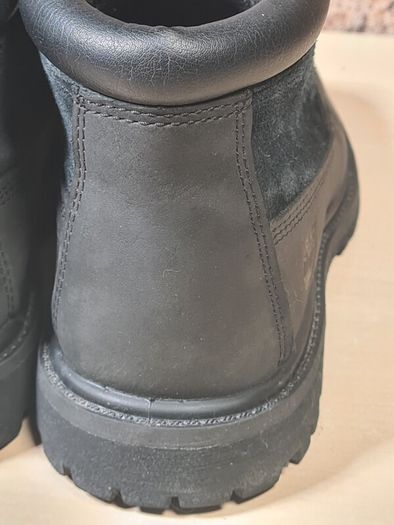 womens Timberland  NELLIE CHUKKA boots Black leather waterproof ankle boots Size UK 5.5 EU 38.5