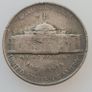 1944 United States Silver 5 Cents "Jefferson Wartime Nickel" 1st portrait Image 2