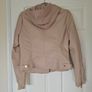 Yu & Me beige leather jacket Image 2