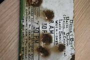 Antique Irish post box sign
