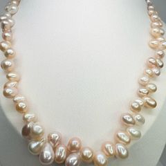 Perl Tucson Finds - Natural AAA Multi-Color Freshwater Pearl Necklace