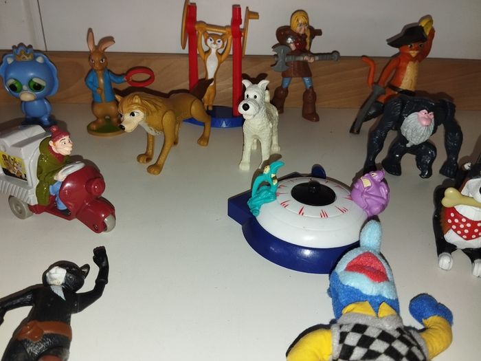 Vintage McDonalds  Burger King Toy Bundle