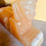 Vintage Onyx Marble Sphinx Bookends Heavy Decorative Pair Image 6