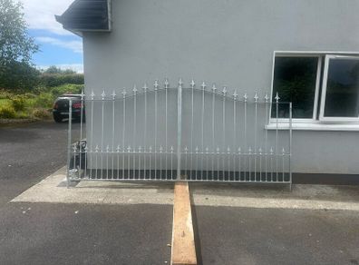 Brand new wrought iron gates