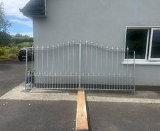 Brand new wrought iron gates